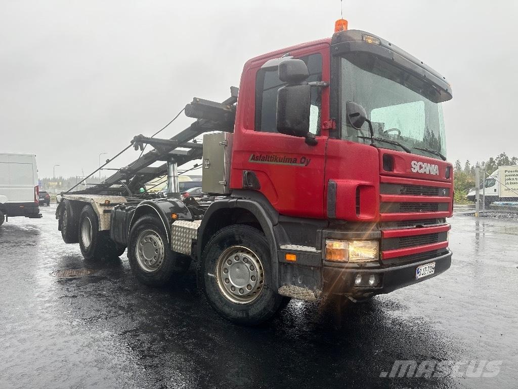Scania P114 8x2*6 Trossüsteemiga vahetuskere veokid