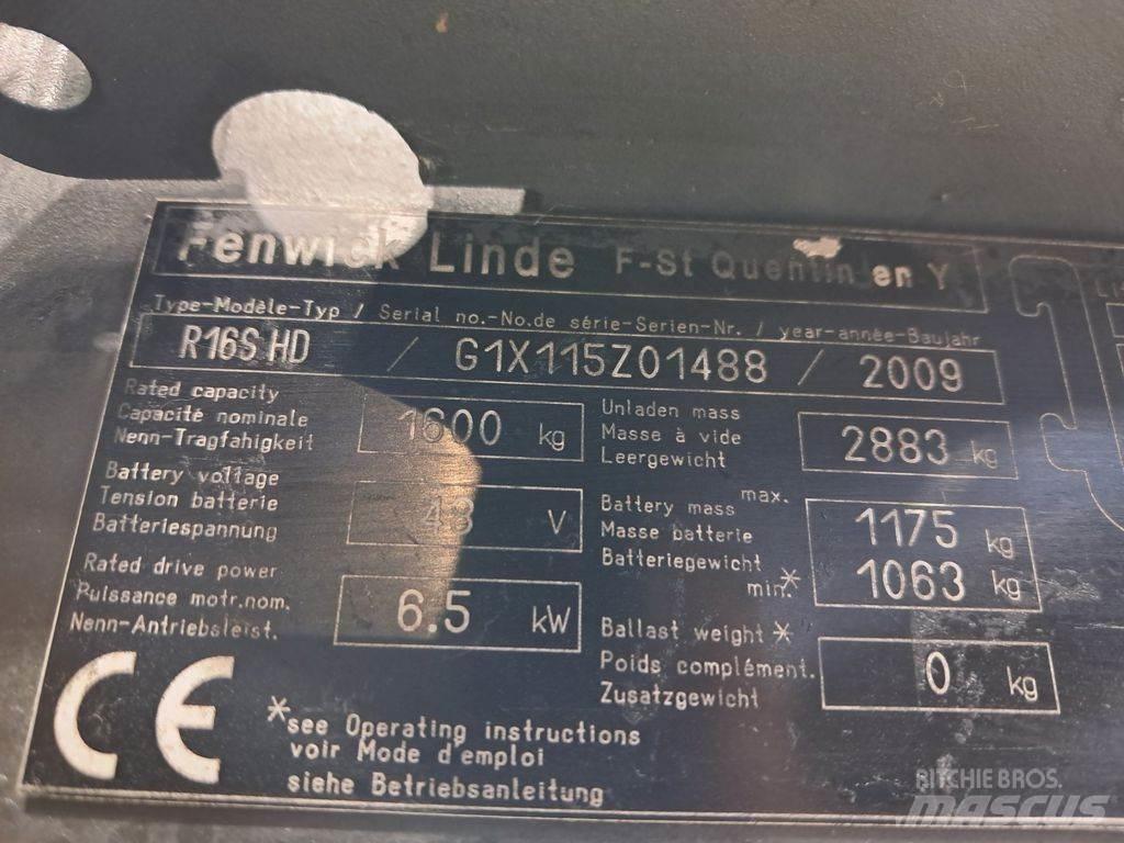 Linde R16 S HD Lükandmastiga tõstukid