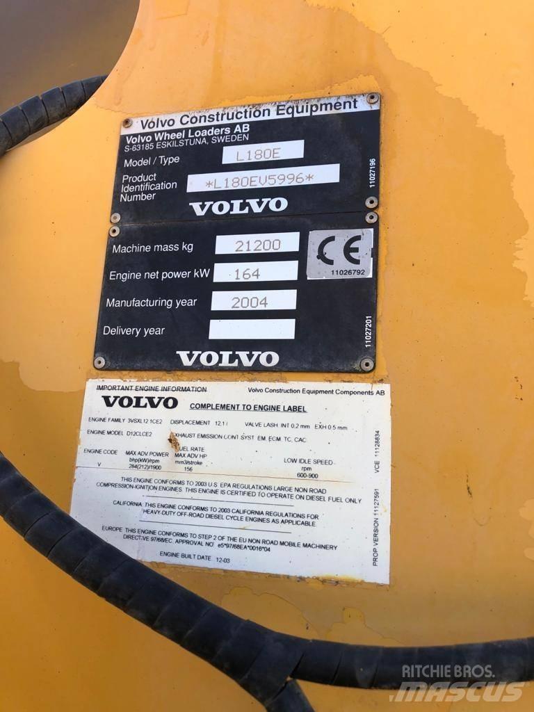 Volvo L 180 E Rataslaadurid