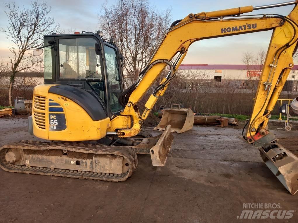 Komatsu PC 55 MR-3 Roomikekskavaatorid