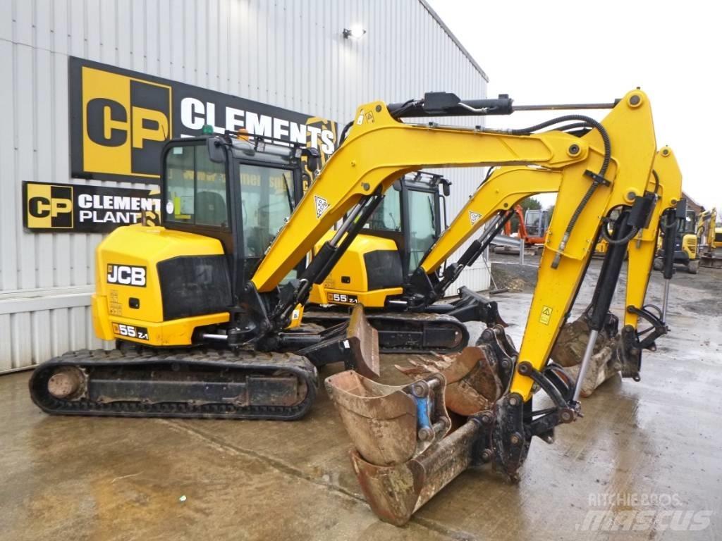 JCB 55 Z-1 Väikeekskavaatorid 7t-12t