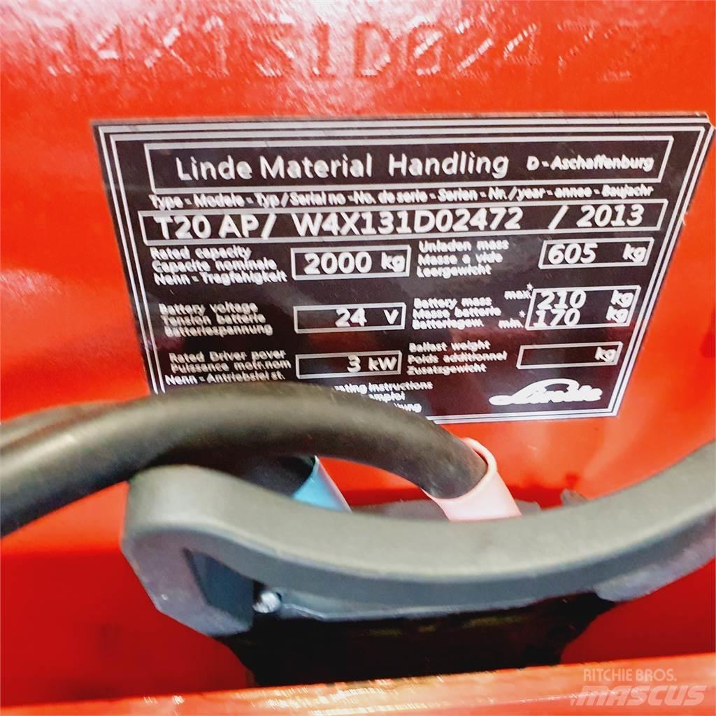 Linde T20AP kurz Elektriline alusesiirdaja