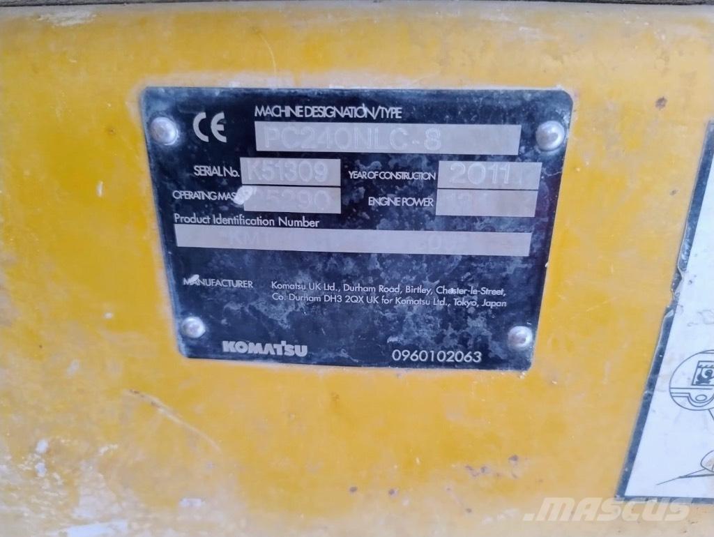Komatsu PC 240 NLC-8 Roomikekskavaatorid
