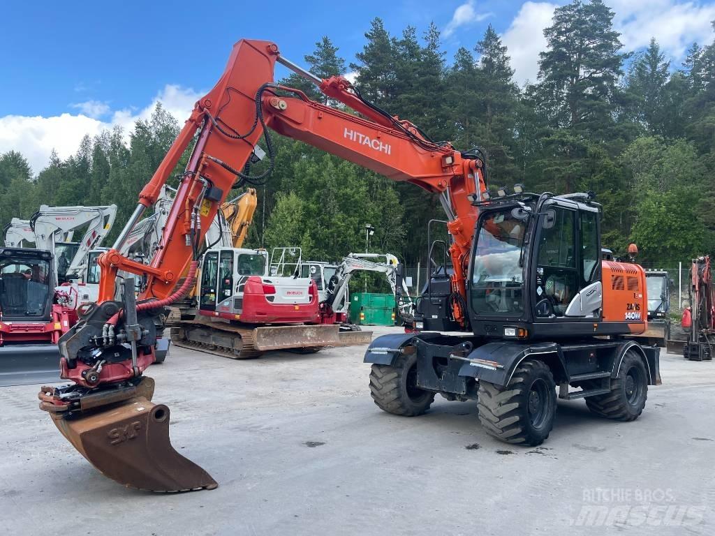 Hitachi ZX 140 W-6 Ratasekskavaatorid