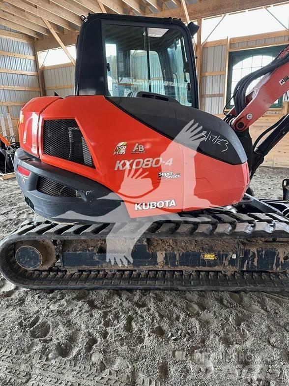 Kubota KX080-4 Roomikekskavaatorid
