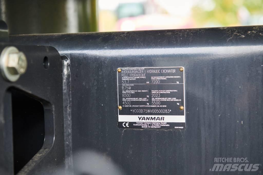 Yanmar B 75 W Ratasekskavaatorid