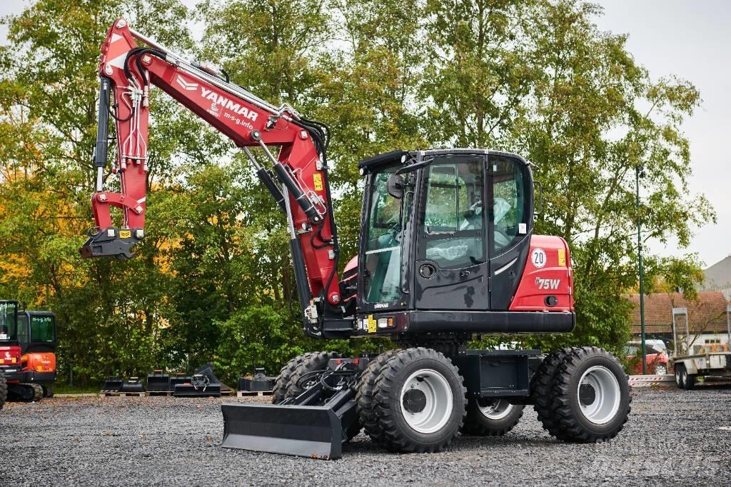 Yanmar B 75 W Ratasekskavaatorid