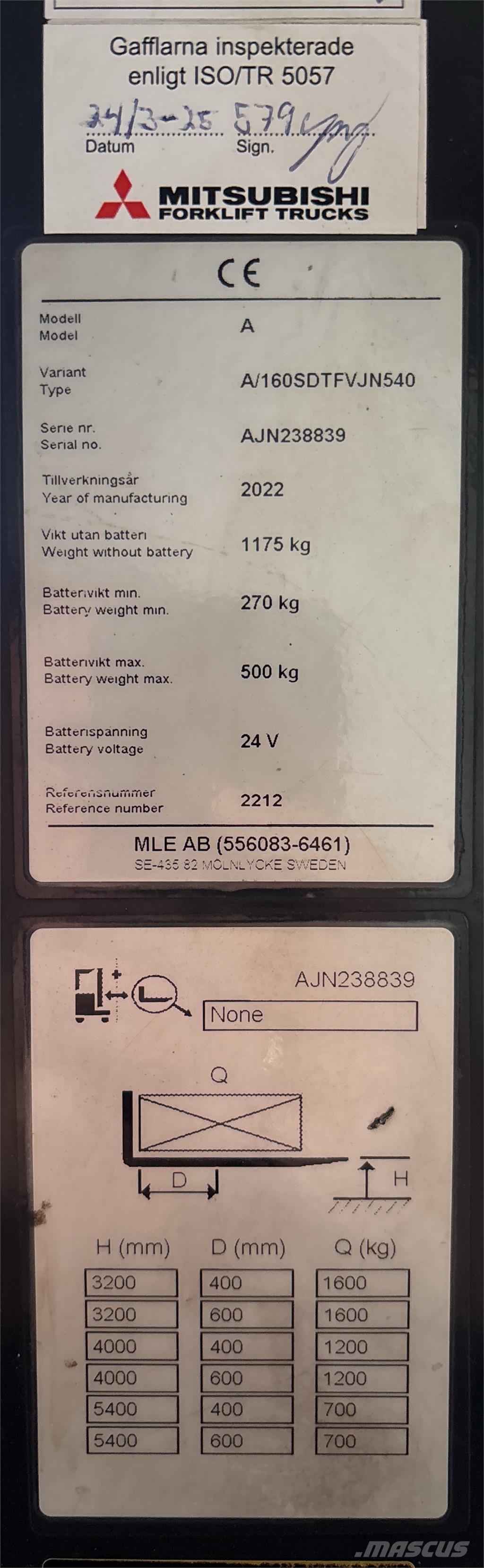 Atlet A160 Platvormiga virnastajad