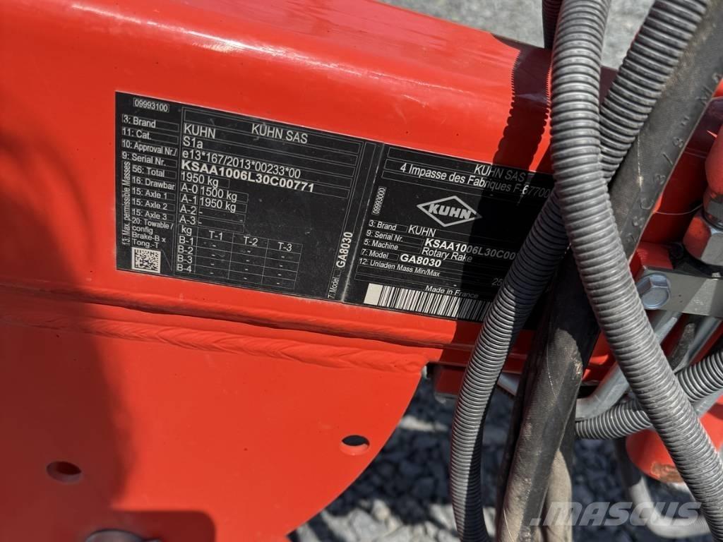 Kuhn GA 8030 Vaalutid