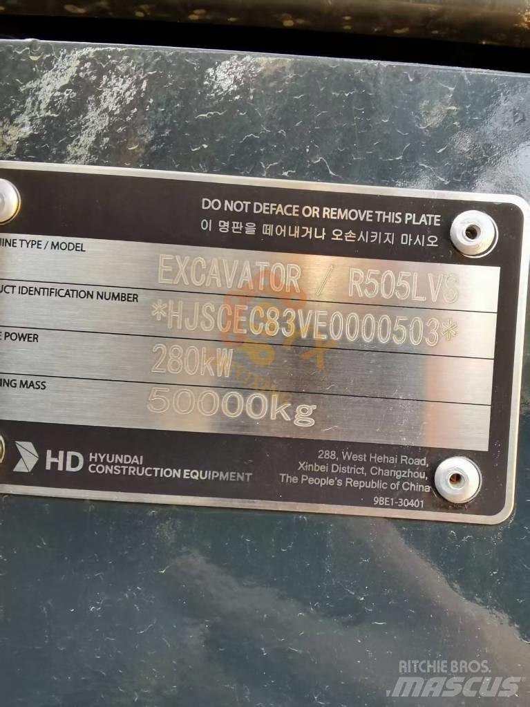 Hyundai R 505 L VS Roomikekskavaatorid