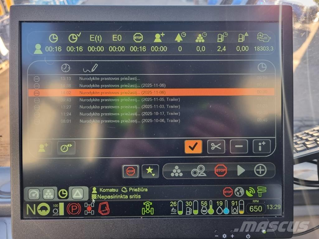 Komatsu 931 Harvesterid