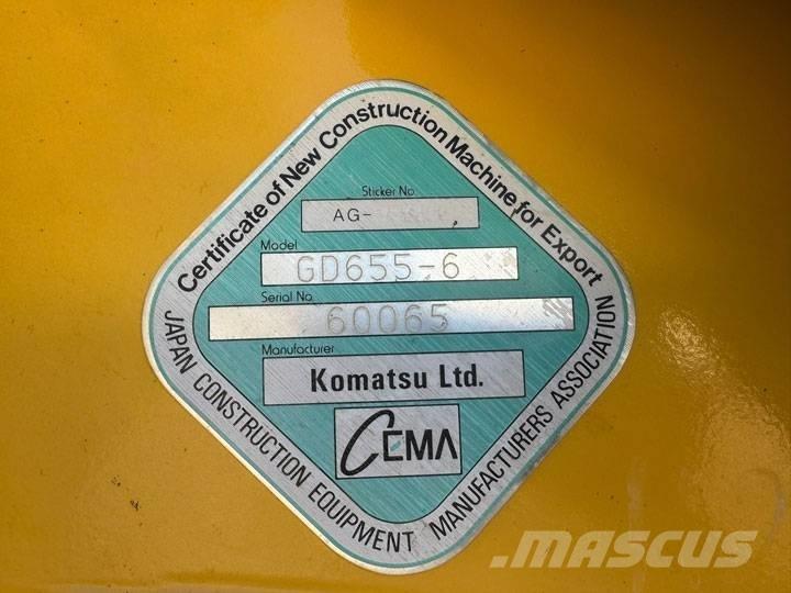 Komatsu GD 655-6 Greiderid