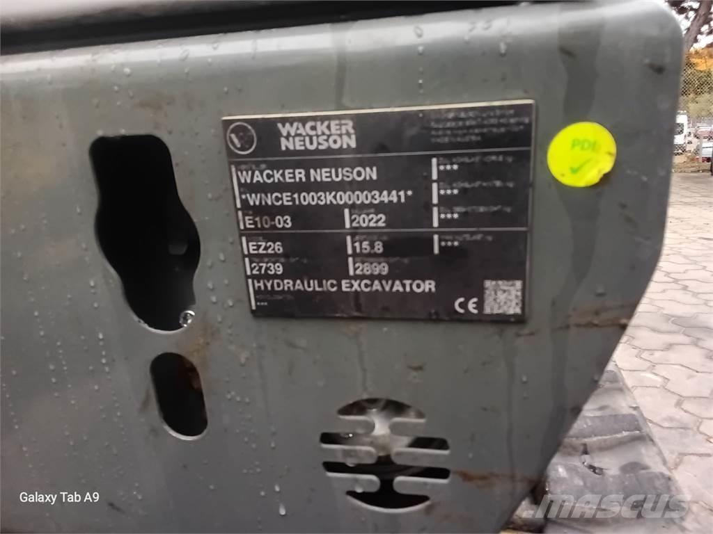 Wacker Neuson EZ26 Roomikekskavaatorid