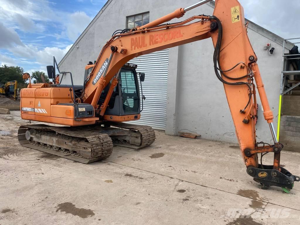Doosan DX 140 LC-3 Roomikekskavaatorid