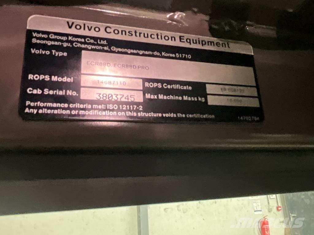 Volvo ECR 88 D Kabiinid