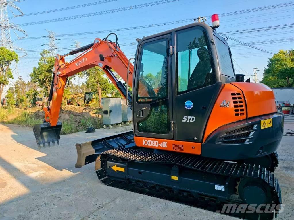 Kubota KX 080-4 Miniekskavaatorid < 7 t