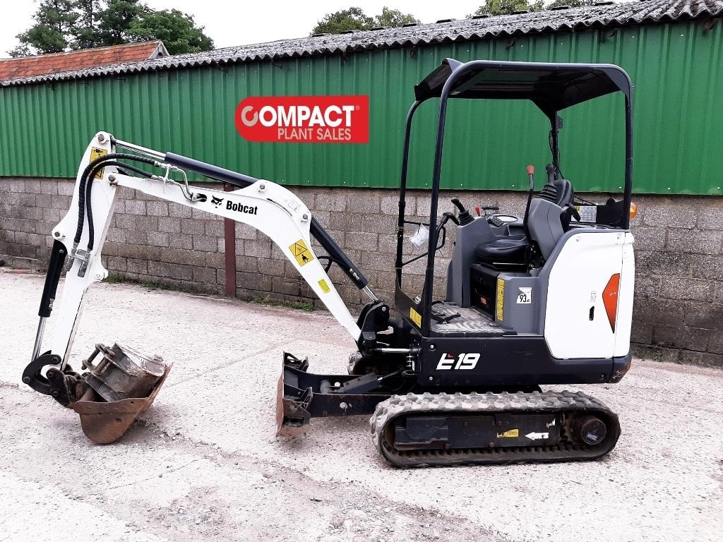 Bobcat E 19 Miniekskavaatorid < 7 t