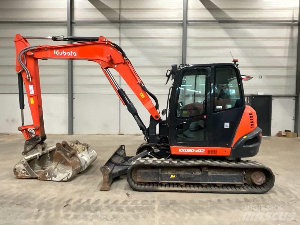 Kubota KX 080-4 A 2 Väikeekskavaatorid 7t-12t