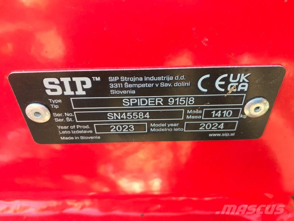 SIP SPIDER 915 / 8 Vaalutid ja kaarutid