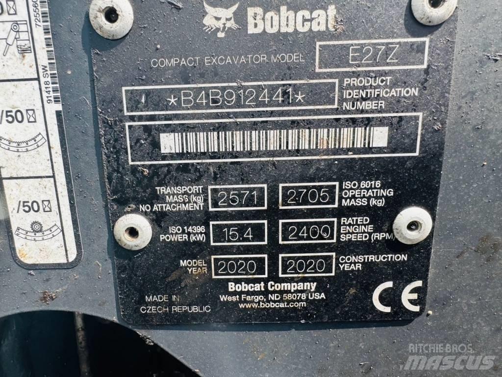 Bobcat E27z Miniekskavaatorid < 7 t