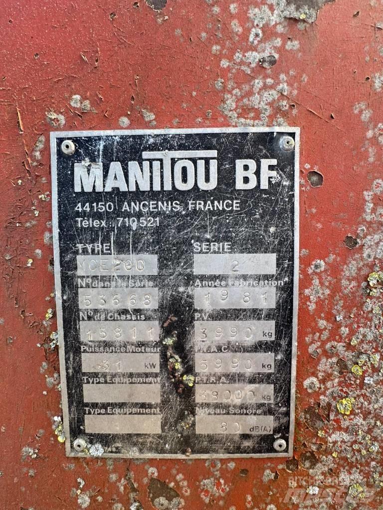 Manitou MCE 20 C Diiseltõstukid