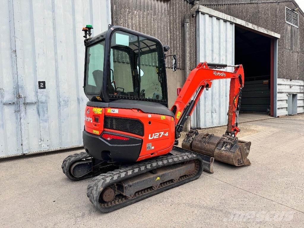Kubota U 27 Miniekskavaatorid < 7 t