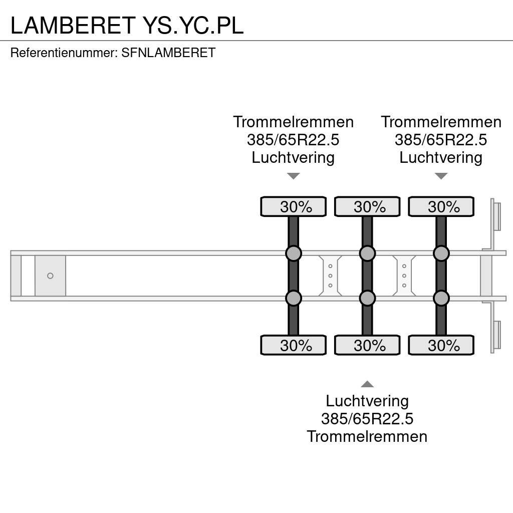 Lamberet YS.YC.PL Külmikpoolhaagised