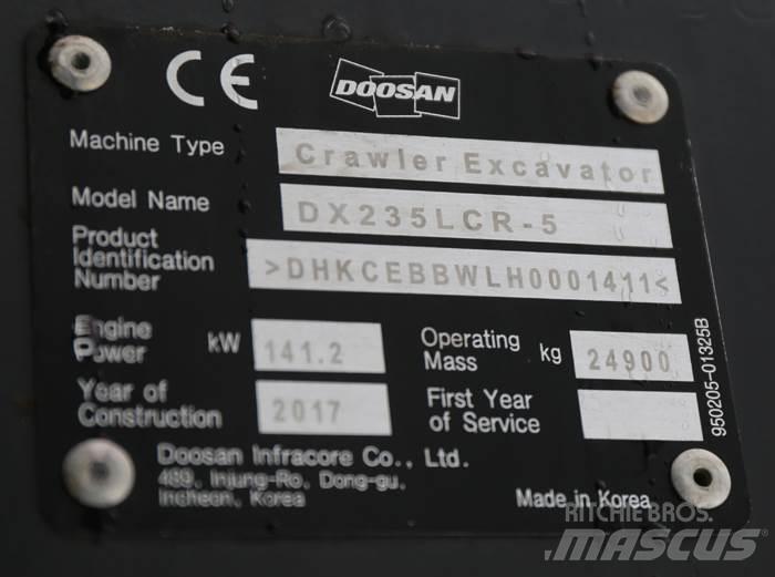 Doosan DX235LCR-5 Roomikekskavaatorid