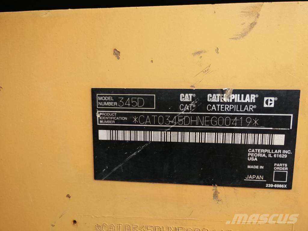CAT 345 D L Roomikekskavaatorid