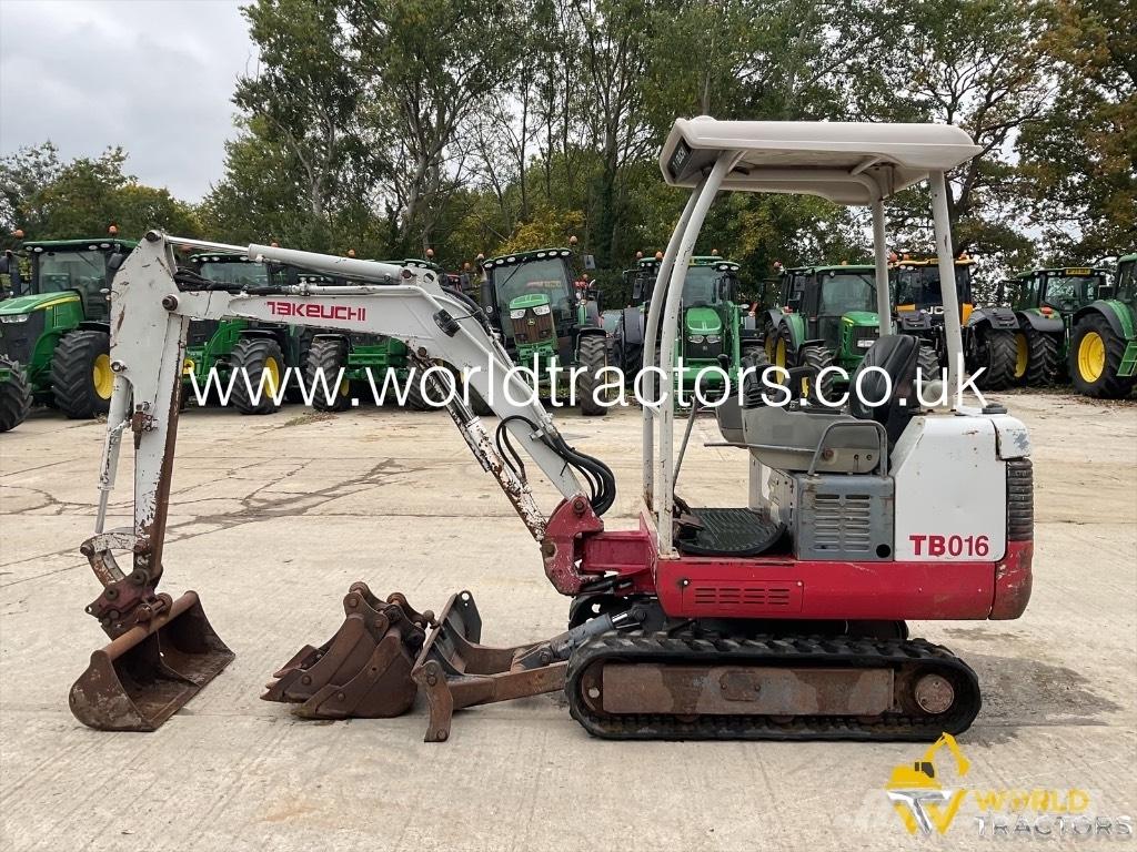 Takeuchi TB 016 Miniekskavaatorid < 7 t