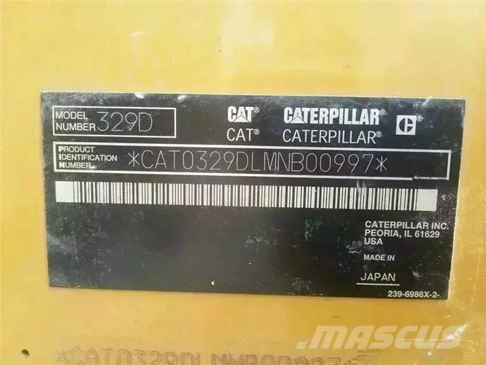 CAT 329 D Roomikekskavaatorid