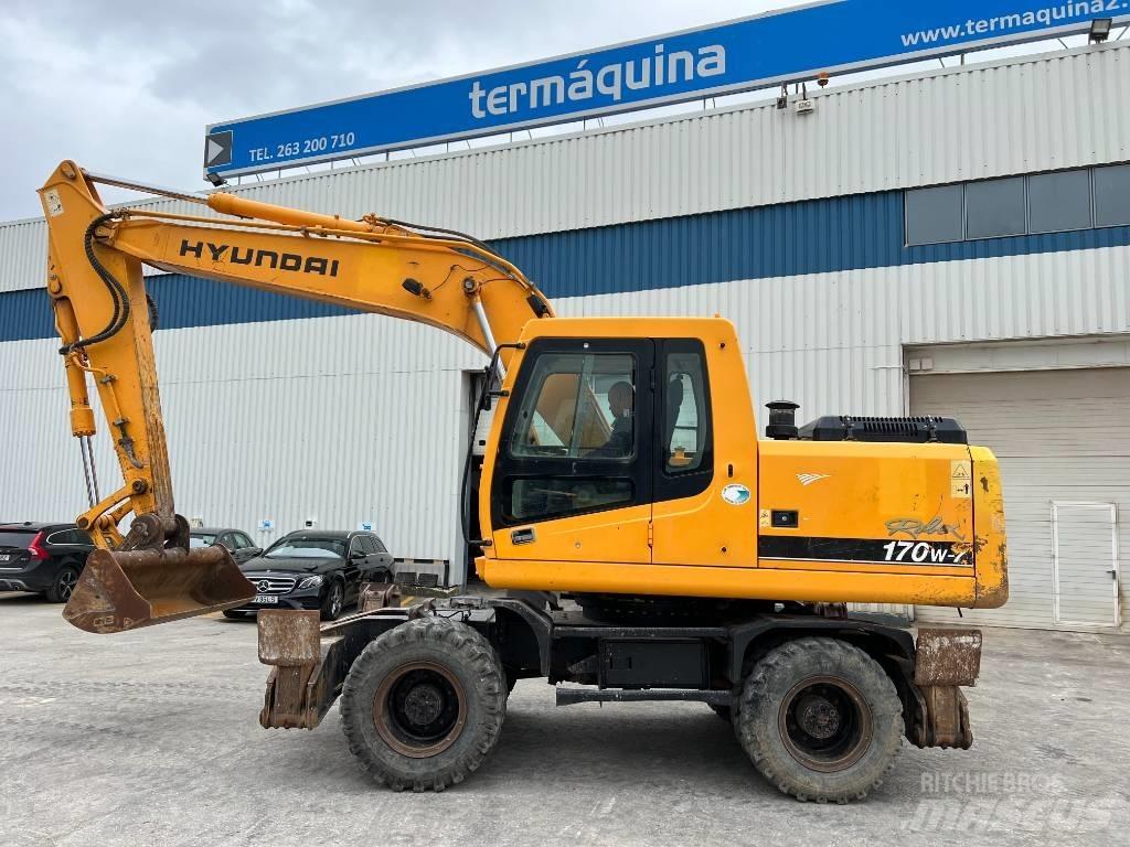 Hyundai R 170W-7 Ratasekskavaatorid