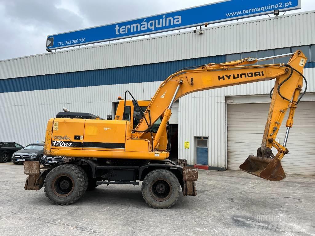 Hyundai R 170W-7 Ratasekskavaatorid