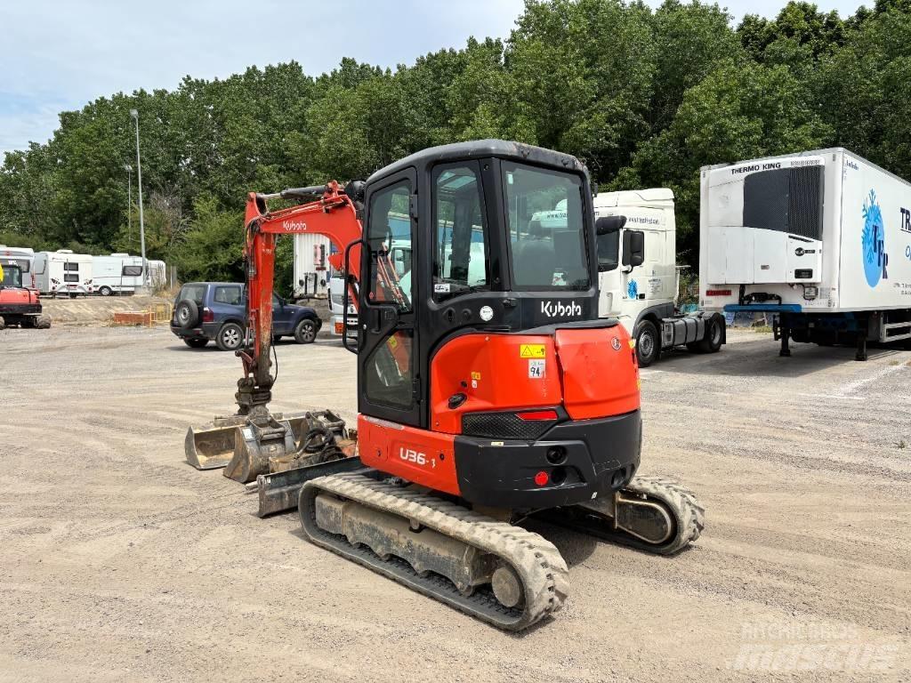 Kubota U 36-4 Miniekskavaatorid < 7 t