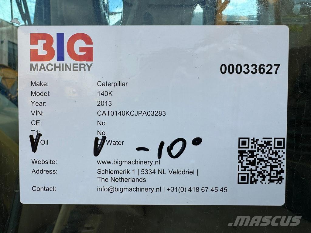 CAT 140K Greiderid