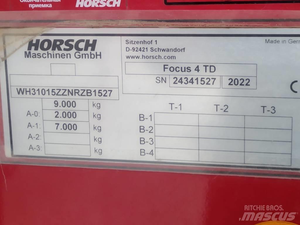 Horsch Focus 4 TD Külvikud