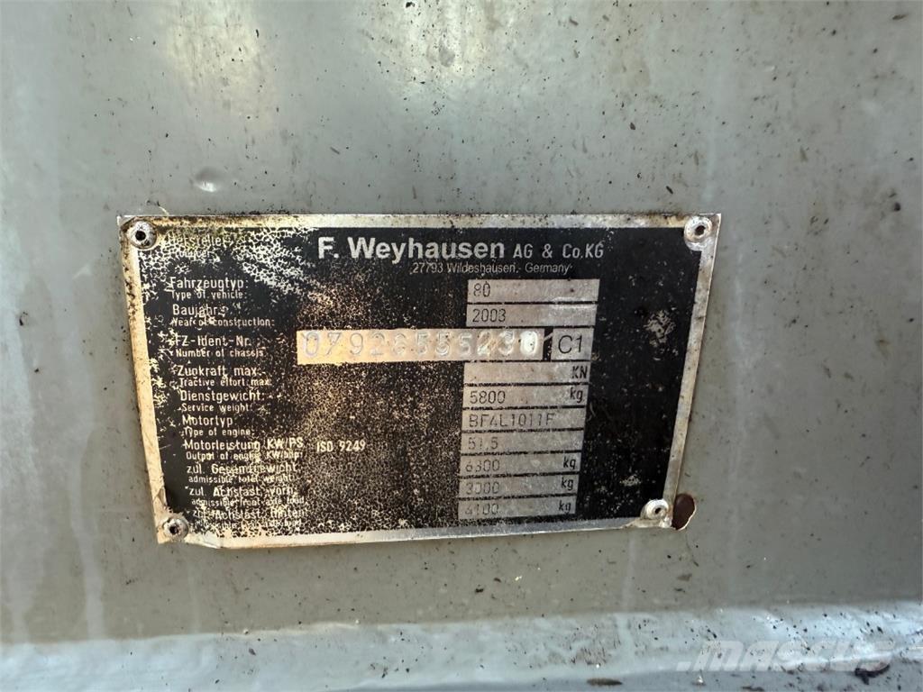 Atlas AR80 Muud põllumajandusmasinad