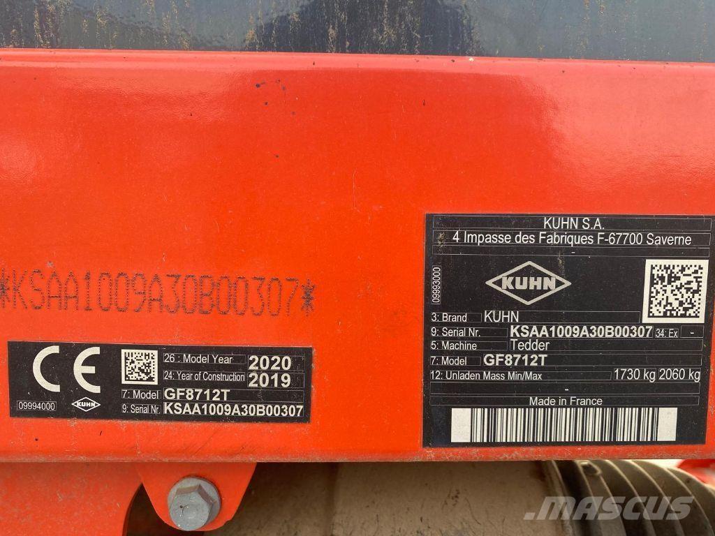 Kuhn GF8712T Vaalutid ja kaarutid