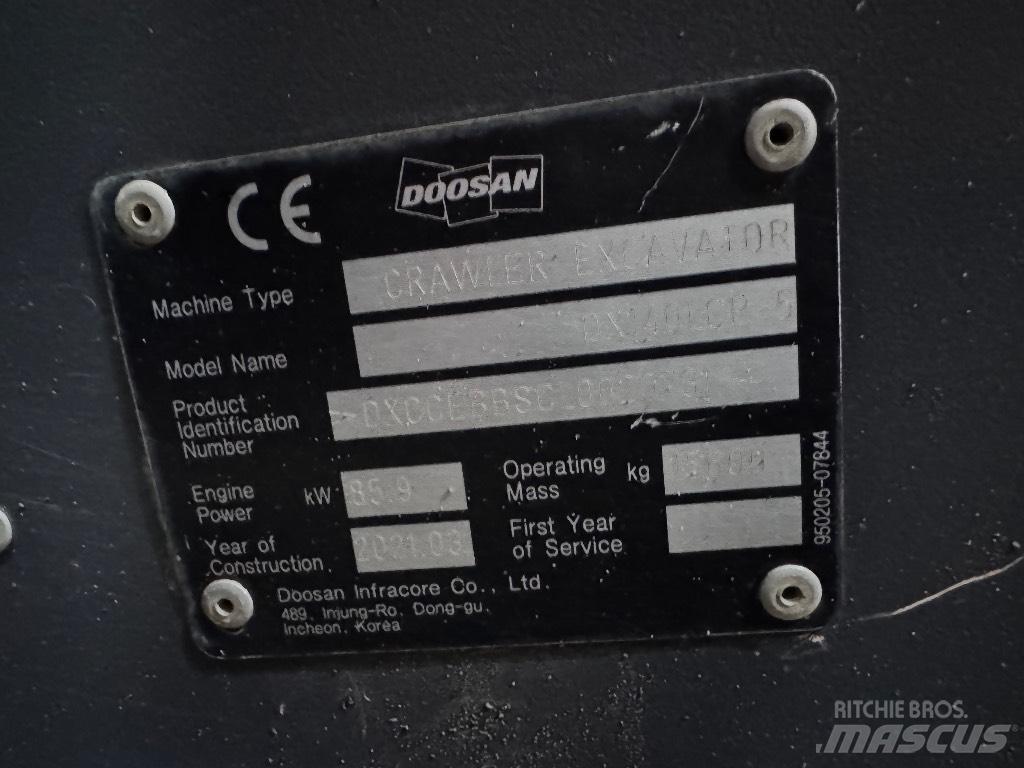 Doosan DX 140 LCR-5 Roomikekskavaatorid