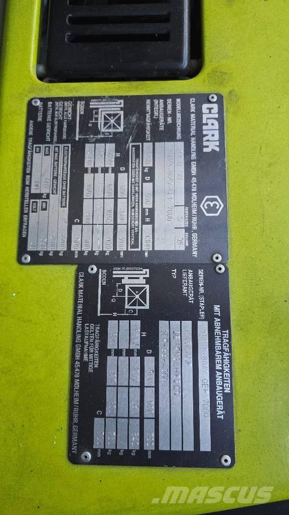 Clark TM 12 SN Elektritõstukid