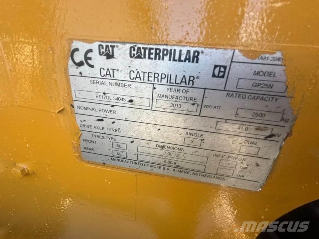 CAT GP25N Heftruck Gaasitõstukid