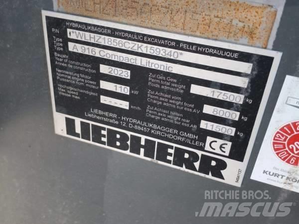 Liebherr A 916 Comp Ratasekskavaatorid