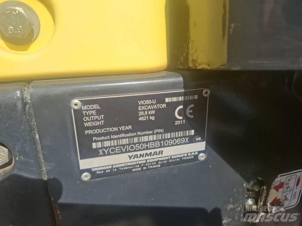 Yanmar Vio 50 U Miniekskavaatorid < 7 t