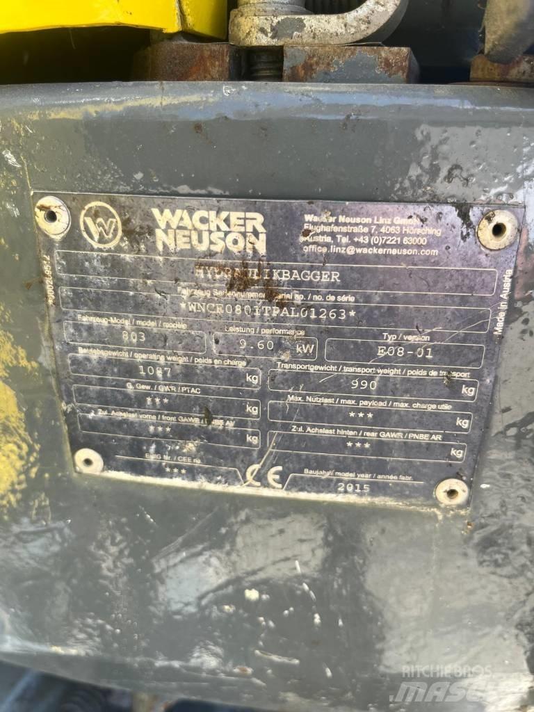 Wacker Neuson 803 RD Miniekskavaatorid < 7 t