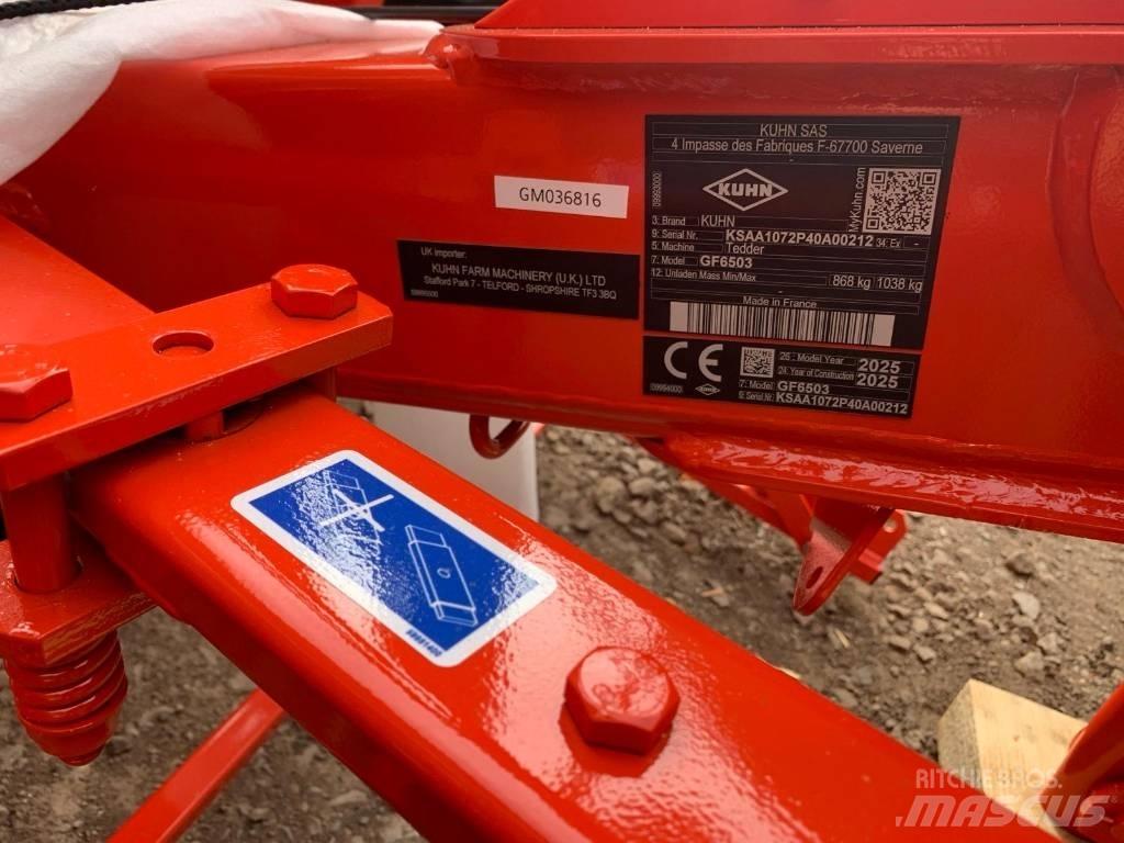 Kuhn GF6503 TEDDER Vaalutid ja kaarutid