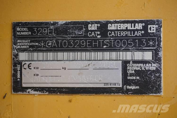 CAT 329 EL Roomikekskavaatorid