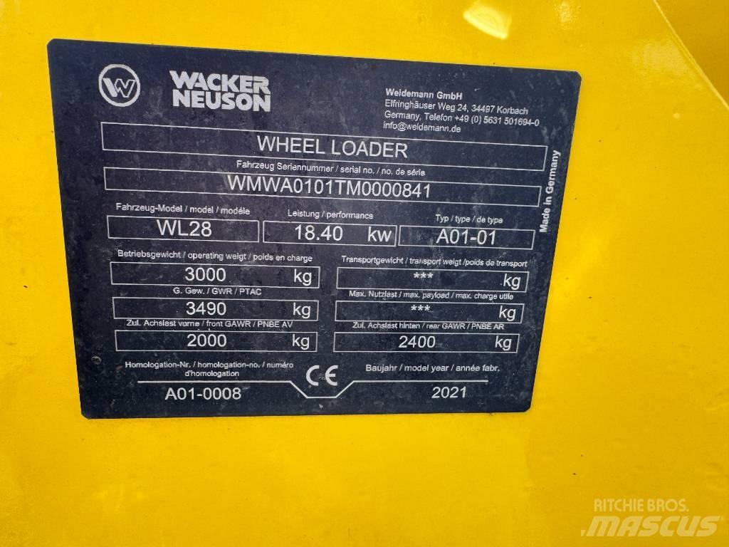 Wacker Neuson WL28 Rataslaadurid