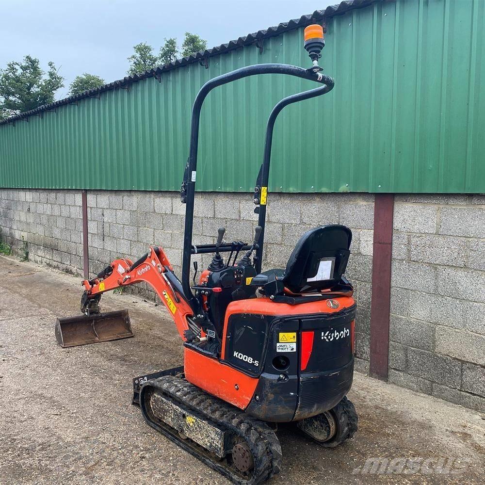 Kubota K 008-5 Miniekskavaatorid < 7 t