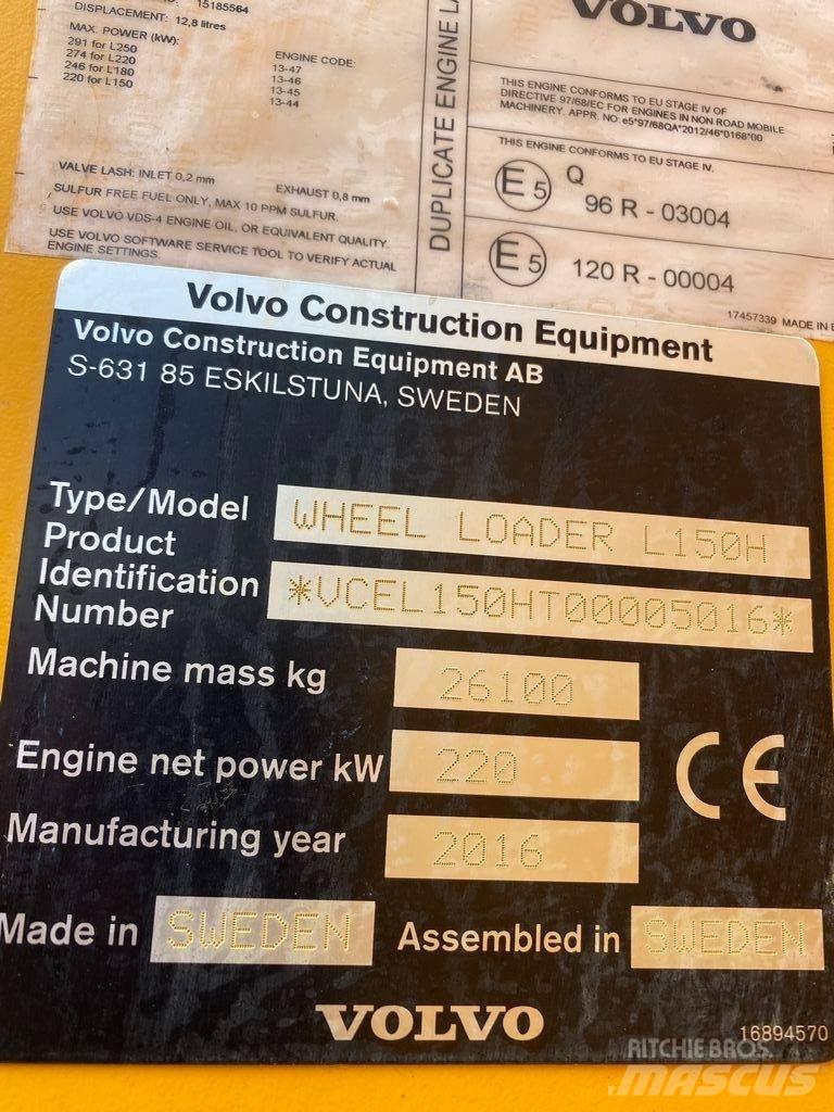 Volvo L 150 H Rataslaadurid