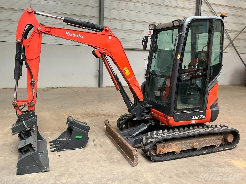 Kubota U 27-4 Miniekskavaatorid < 7 t